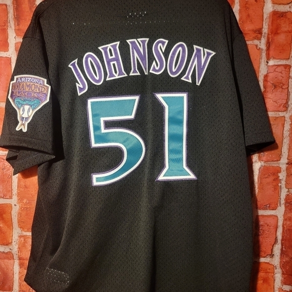 Mitchell and Ness Stitched Randy Johnson 51 Diamondbacks Jersey Size XL - Picture 6 of 8